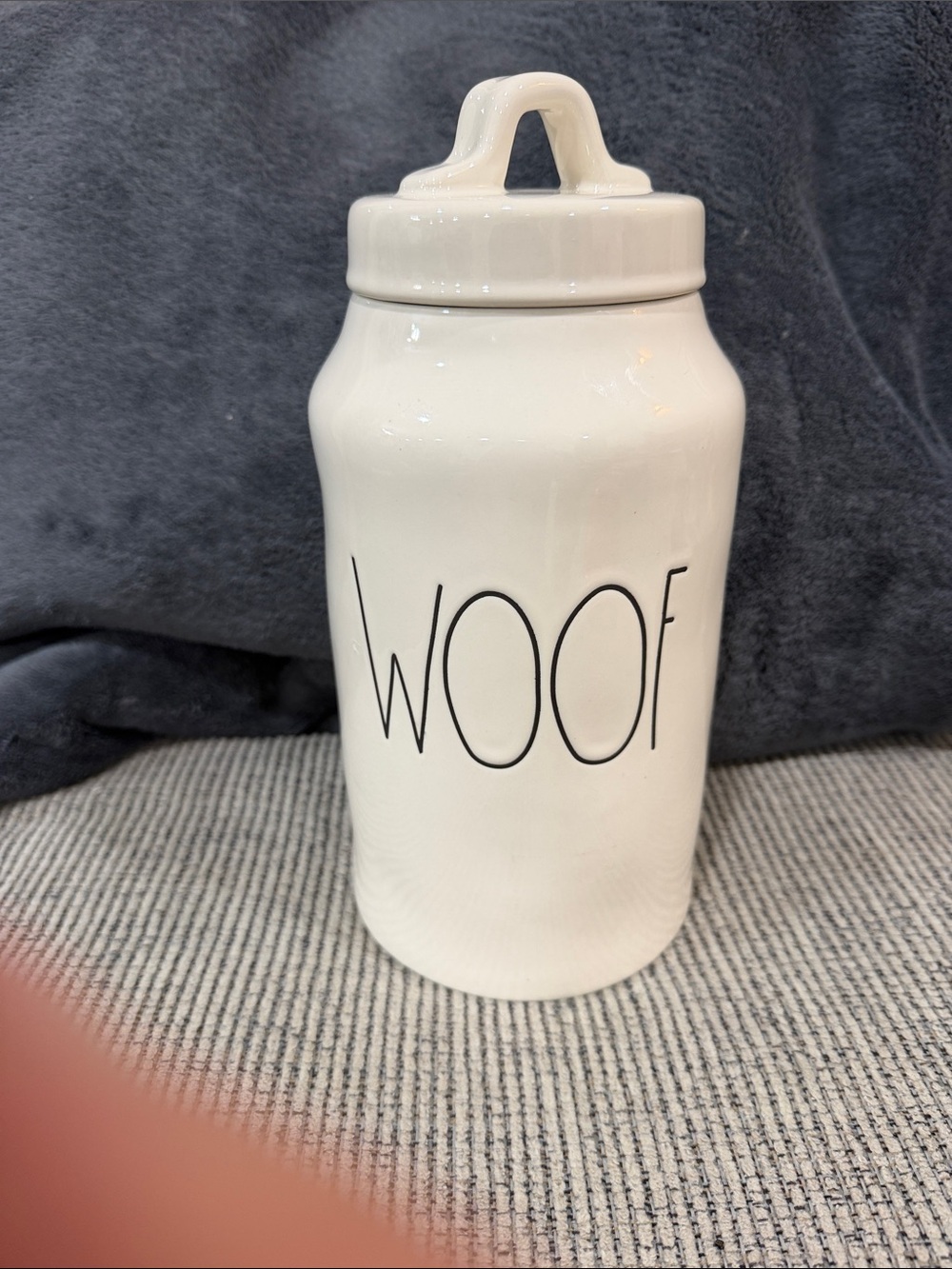 Rae Dunn Woof Treat Canister - Picture 2 of 4